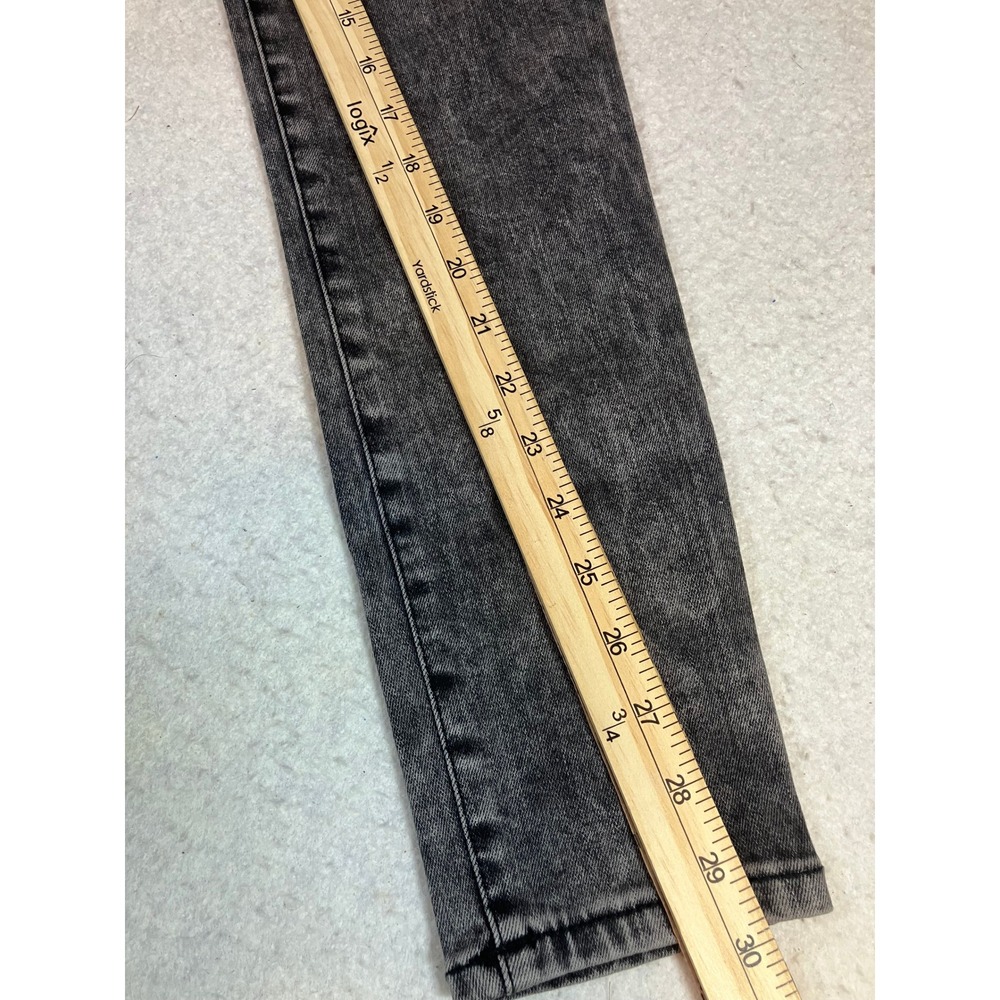 Faded Glory Womens Jeggings Size 6 Soft Stretch Denim Acid Wash Gray Skinny Jean - Picture 3 of 8